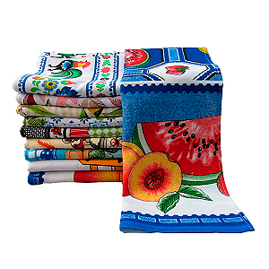 Pano de Prato Estampadão E-Tamer (40cm x 65cm) 1un