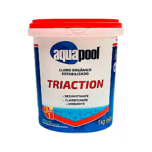 Cloro Granulado Aquapool Triaction 3 em 1 1kg