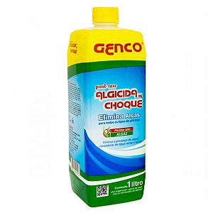 Elimina as Algas Existentes Algicida Choque Genco c/ 1L