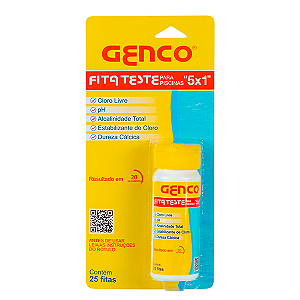 Fita Teste 5 em 1 Genco Blister com 25un