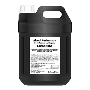 Álcool Líquido Perfumado Lavanda 5L