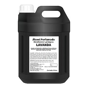 Álcool Líquido Perfumado Lavanda 5L