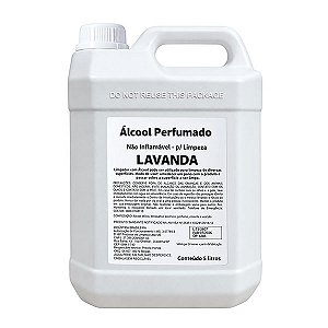 Álcool Líquido Perfumado Lavanda 5L