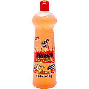 Álcool Gel 80º INPM Acendedor Sulmar 500g