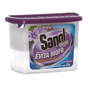 Desumidificador Evita Mofo Sanol Sec Lavanda c/ 200g