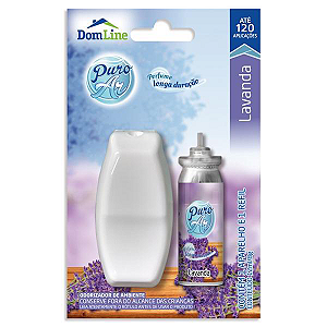 Odorizador Puro Ar Mini Refil + Aparelho Lavanda c/12mL