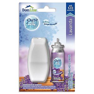 Odorizador Puro Ar Mini Refil + Aparelho Lavanda c/12mL