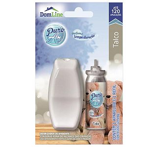 Odorizador Puro Ar Mini Refil + Aparelho Talco c/ 12mL
