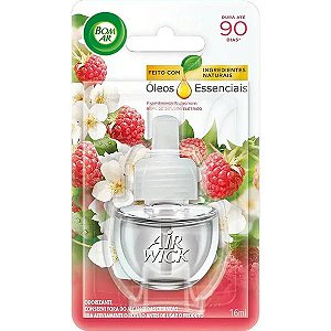 Difusor Elétrico Bom Ar Framboesa e Jasmim Refil 16ml