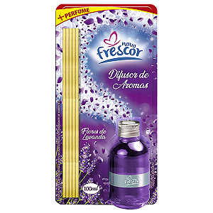 Difusor de Aromas Novo Frescor Flores de Lavanda 100mL