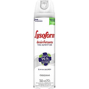 Desinfetante Aerosol Lysoform Original 360ml