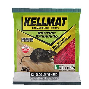 Raticida Granulado KellMat c/ 25g