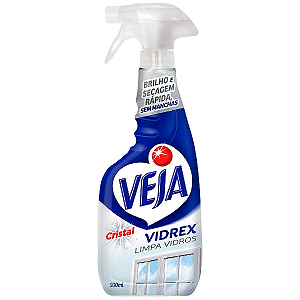 Limpa Vidro Veja Vidrex Cristal Pulverizador 500ml