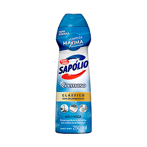 Saponáceo Cremoso Sapolio Radium Multi Clássico 250ml