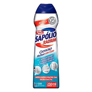 Saponáceo Cremoso Sapolio Radium Multi Cloro 250mL