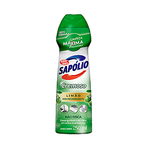 Saponáceo Cremoso Sapolio Radium Multi Limão 250mL