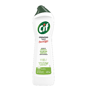 Saponáceo Cremoso Cif Limão c/ 450mL