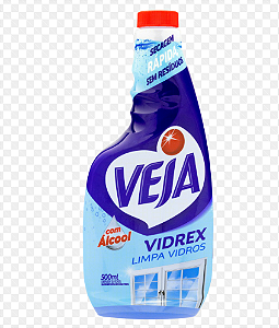 Limpa Vidro Veja Vidrex com Alcool Refil 500ml