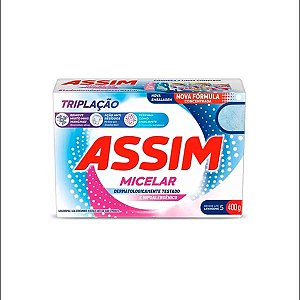 Detergente em Pó Assim Micelar Caixa 800g