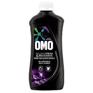 Lava Roupas Omo Líquido Pretas e Escuras 900ml