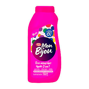 Tira Manchas Liquido 3 em 1 Mon Bijou 500ml