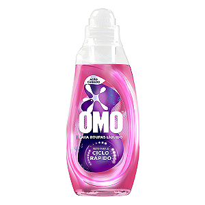 Lava Roupas Líquido Omo Ciclo Rápido Ação Cuidado 750ml