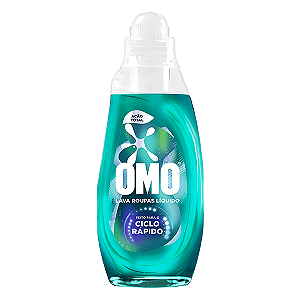Lava Roupas Líquido Omo Ciclo Rápido Ação Total 750ml