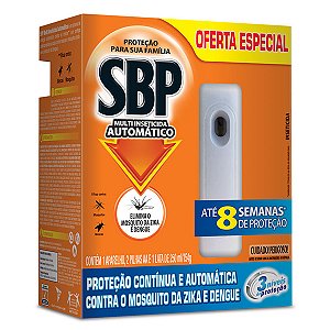 Multi-Inseticida Automático SBP Aparelho e Refil c/250ml
