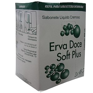 Sabonete Líquido Refil Erva Doce Plus T-P800EDSP 800mL