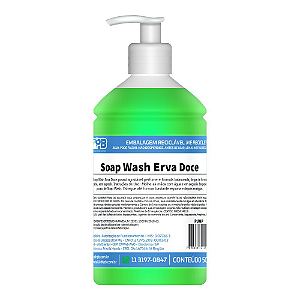 Saboneteira Soap Wash Erva Doce DHPB 500ml