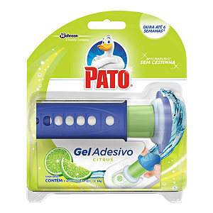 Detergente Sanitário Pato Gel Adesivo Ap + Refil Citrus c/ 1un