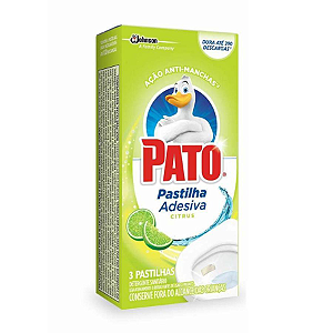 Pastilha Adesiva Pato Citrus c/ 3un