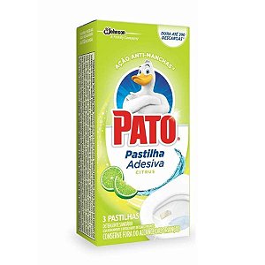 Pastilha Adesiva Pato Citrus c/ 3un