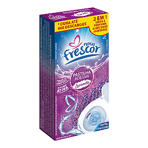 Pastilha Adesiva Novo Frescor Lavanda c/ 3un