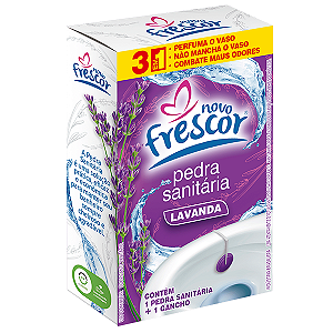 Pedra Sanitária Novo Frescor Lavanda 22g