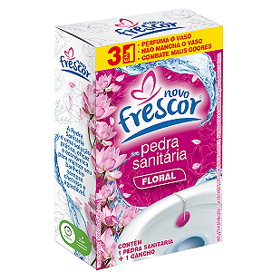 Pedra Sanitária Novo Frescor Floral 22g