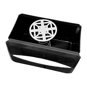 Toalheiro de Mesa Preto Fume para Papel Interfolhas EP-DIB08 1un