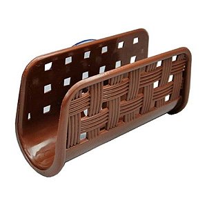 Porta Esponja para Pia com Ventosa Rattan Maxximo