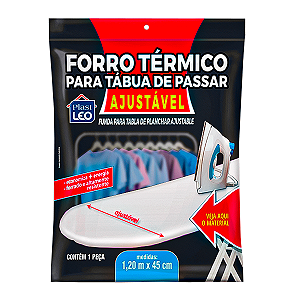 Forro Térmico para Tábua de Passar Ajustável Plast Leo 1un