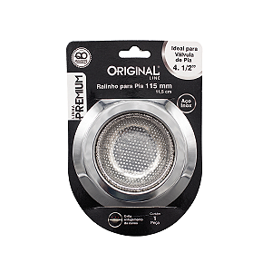 Ralo de Pia Inox Telado 11,5cm 1un