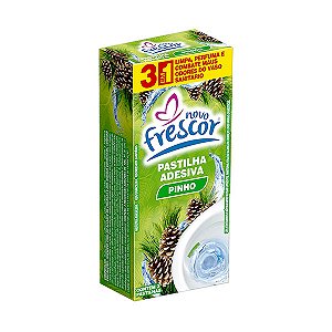 Pastilha Adesiva Novo Frescor Pinho c/ 3un
