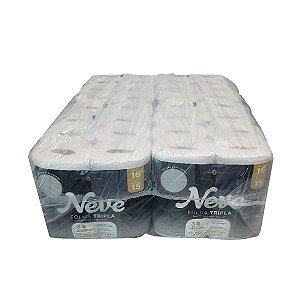 (FARDO) Papel Higiênico Neve Supreme Folha Tripla 4x16 de 20m