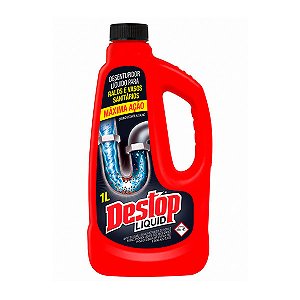 Desentupidor Destop Liquid Ralos e Vasos Sanitários 1L