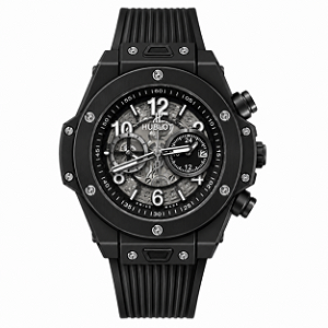 Relogio Hublot King Power Unico All Black Esqueleto
