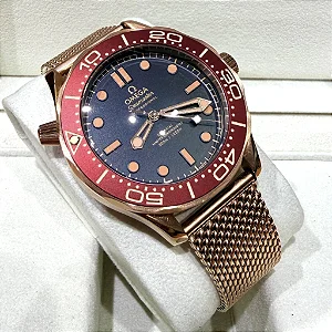 Relógio Omega Seamaster Diver 300M Bronze Gold Edition