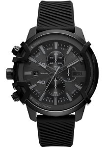 Relógio Diesel Griffed DZ4650 Masculino Cronógrafo 48mm Aço Inoxidável Mostrador Preto