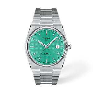 Relógio Tissot PRX Powermatic 80 Automático 40mm Aço Inoxidável Mostrador Verde Mint