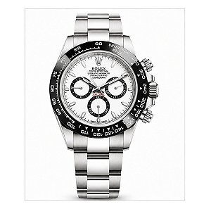 Relógio Clone Daytona Panda 40mm Cronógrafo Automático