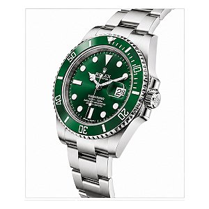 Relógio Clone Submariner Hulk Verde 40mm Automático
