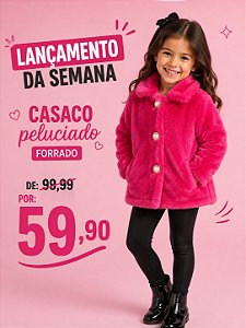 CASACO PELINHO ANALU 2 AO 10